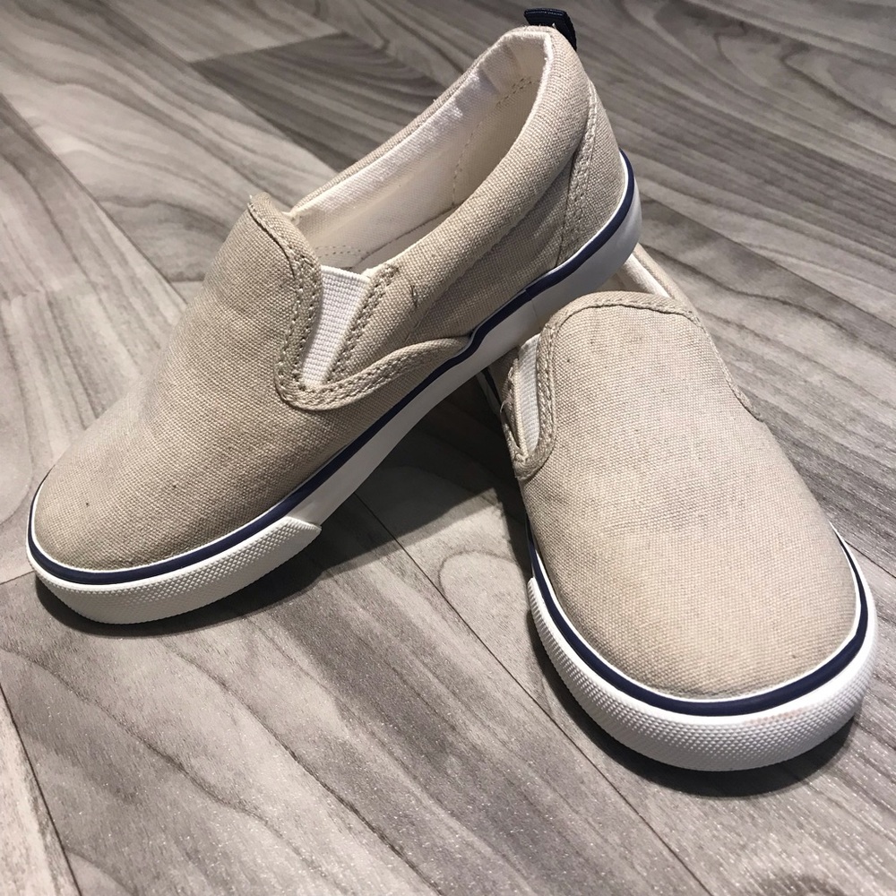 Gap kids toddler tan slide on shoes